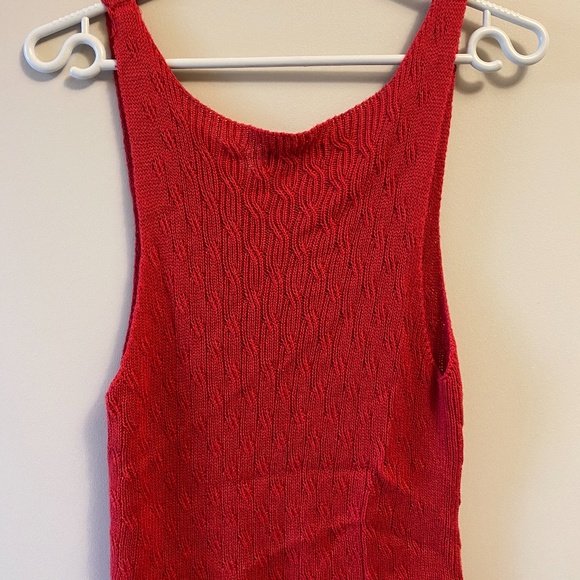 knit red top - Picture 3 of 3